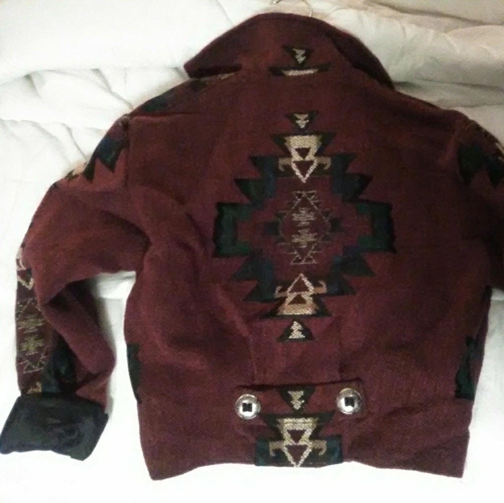 Vintage Tribal Print Blazer